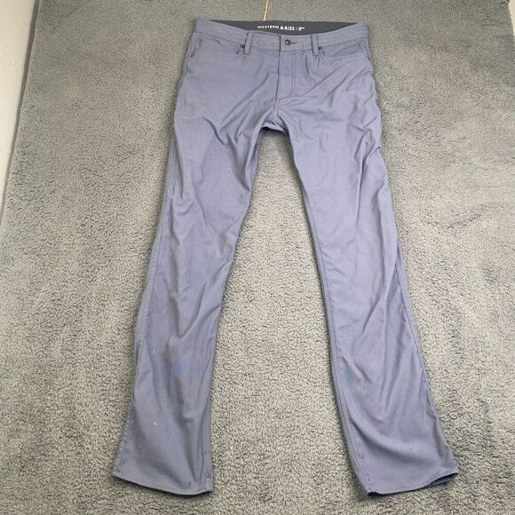 Western Rise Pants Mens 34x33 Pant Performance Stretch Outdoor Hiking Nylon - Picture 1 of 16
